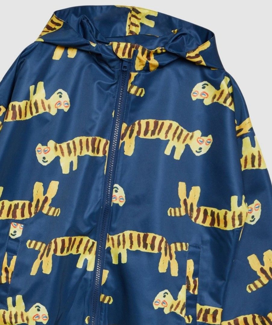 BNWT Gorman Australia x Mogu Takahashi cute tiger print raincoat