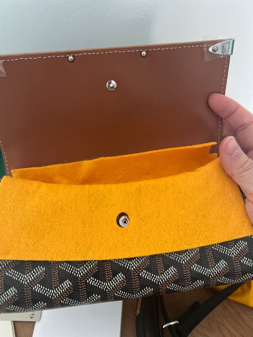 Goyard Goyardine Monte Carlo Mini Case w/Strap - Black Crossbody Bags,  Handbags - GOY36065