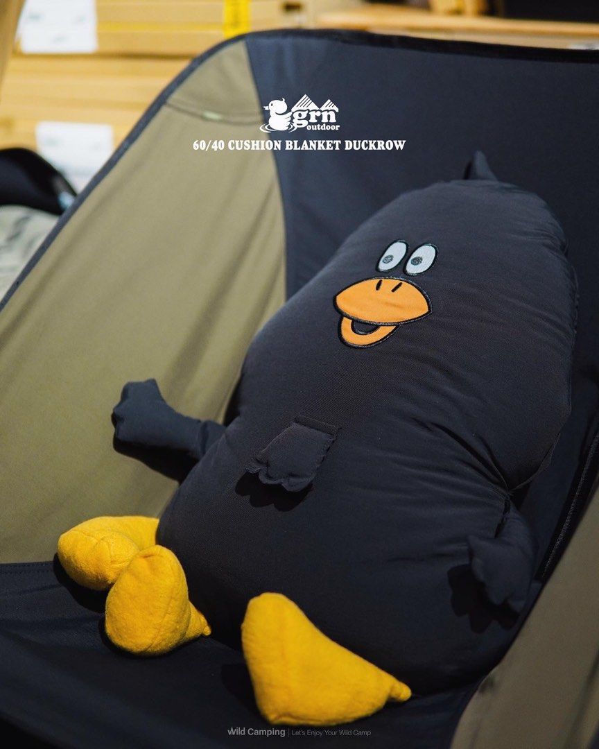 grn outdoor Cushion Blanket Duckrow 抱枕毛氈, 運動產品, 行山