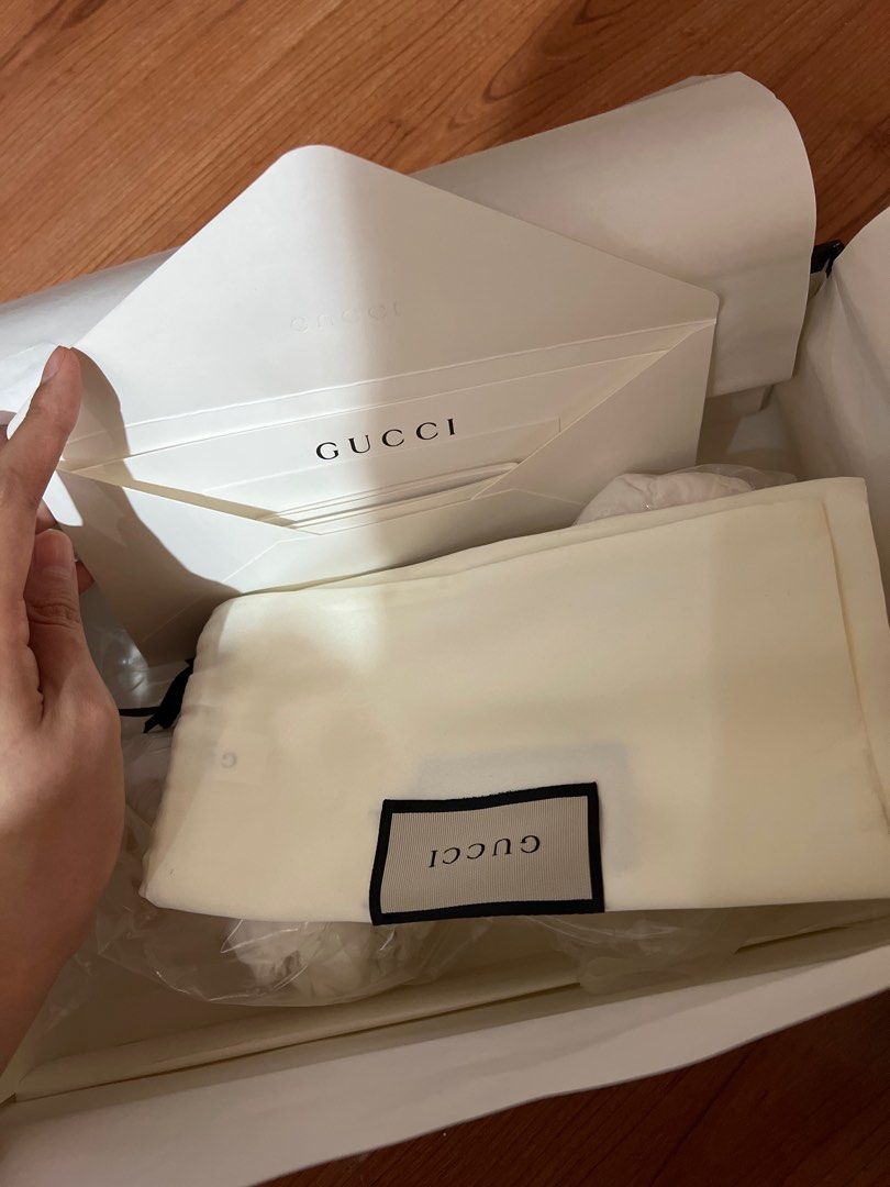 Gucci sneakers (Category: Sneakers) located in Quezon City. Submitted by stuffandmoreee (Listing ID 1200843213, Image 3). Description: Super fresh Authentic With box.