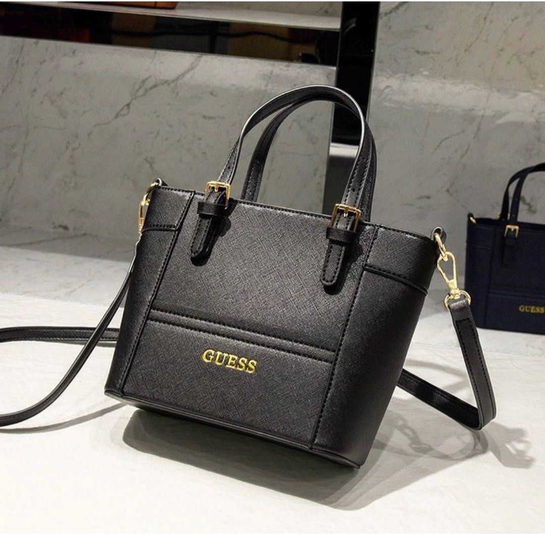 guess black small bag