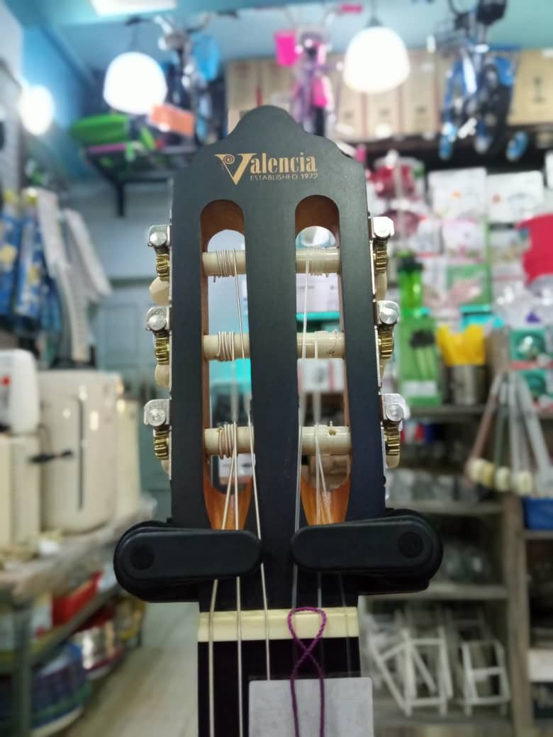 Guitar Acoustic Brand VALENCIA Model VC202 6 STRING Price RM 190.00, Hobbies & Toys, Music