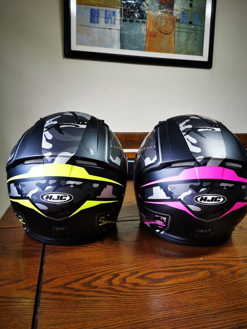 HJC cs15 helmet (used his and hers), Motorbikes, Motorbike Parts
