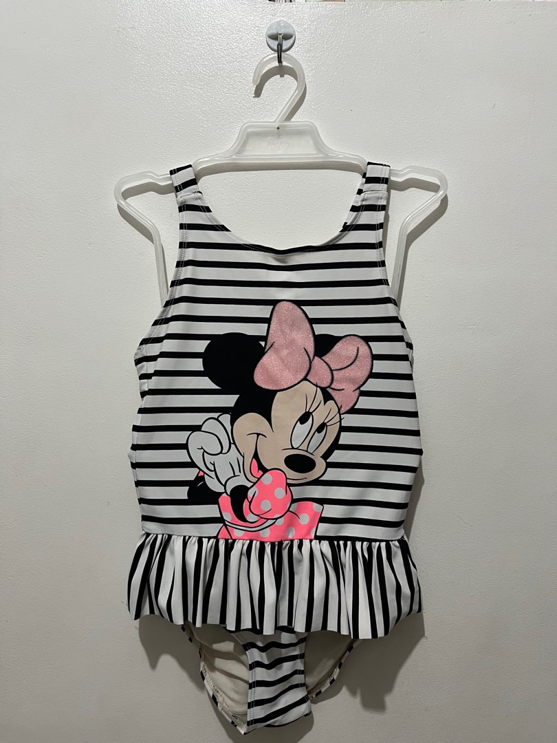 H&M Mickey Mouse Swimsuit, Babies & Kids, Babies & Kids Fashion on