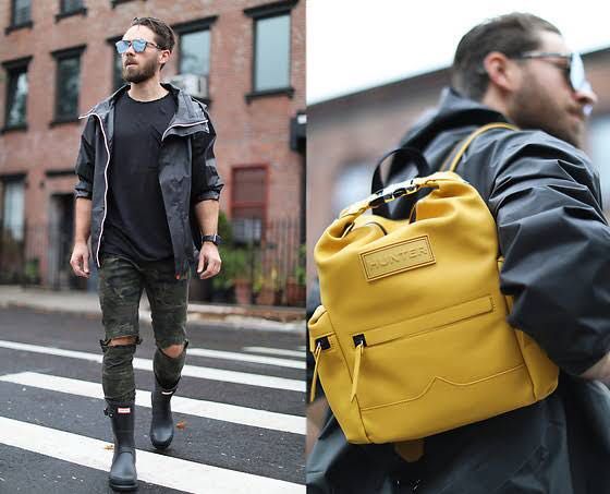Hunter yellow backpack new arrivals