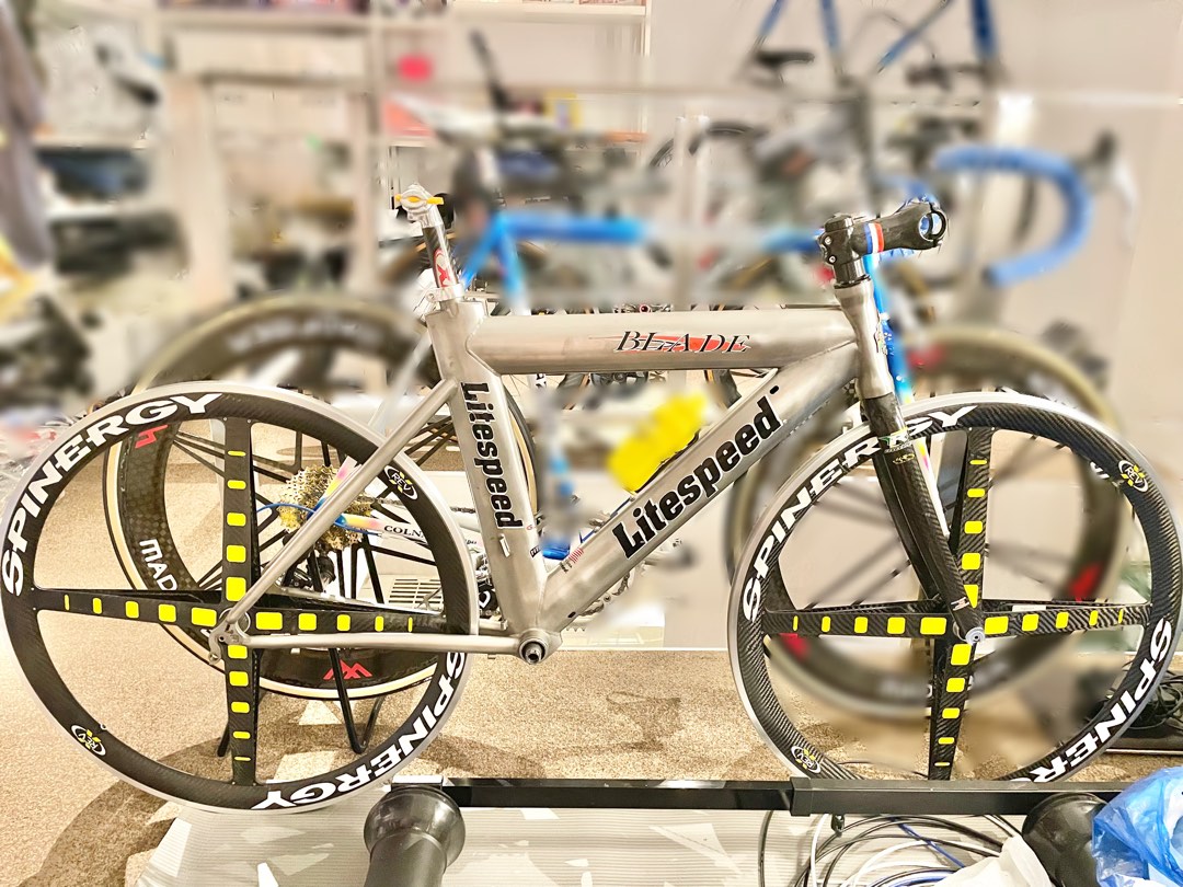 Iconic and Rare 2002 Litespeed Blade Titanium 50cm TT or Road Bike