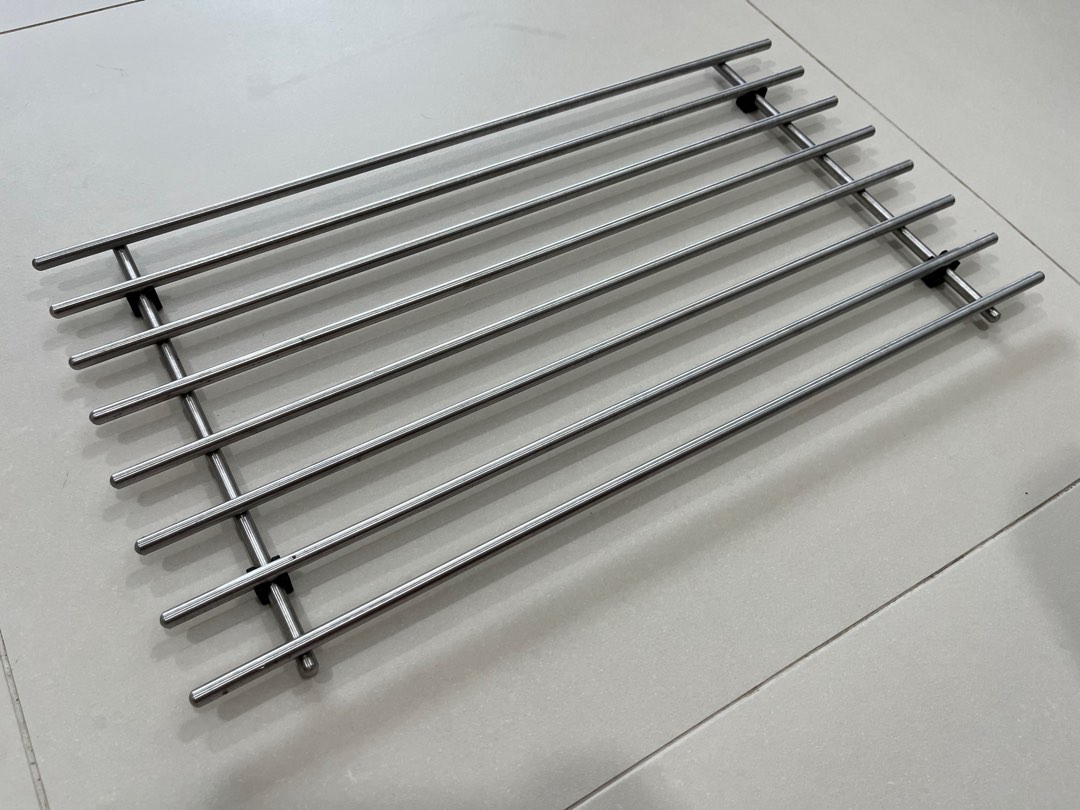 Ikea LAMPLIG Trivet Stainless Steel, Furniture & Home Living