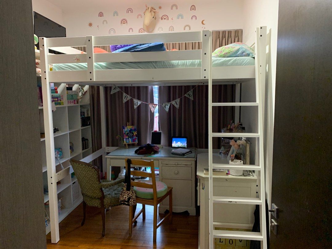 Ikea Loft Bed, Furniture & Home Living, Furniture, Bed Frames
