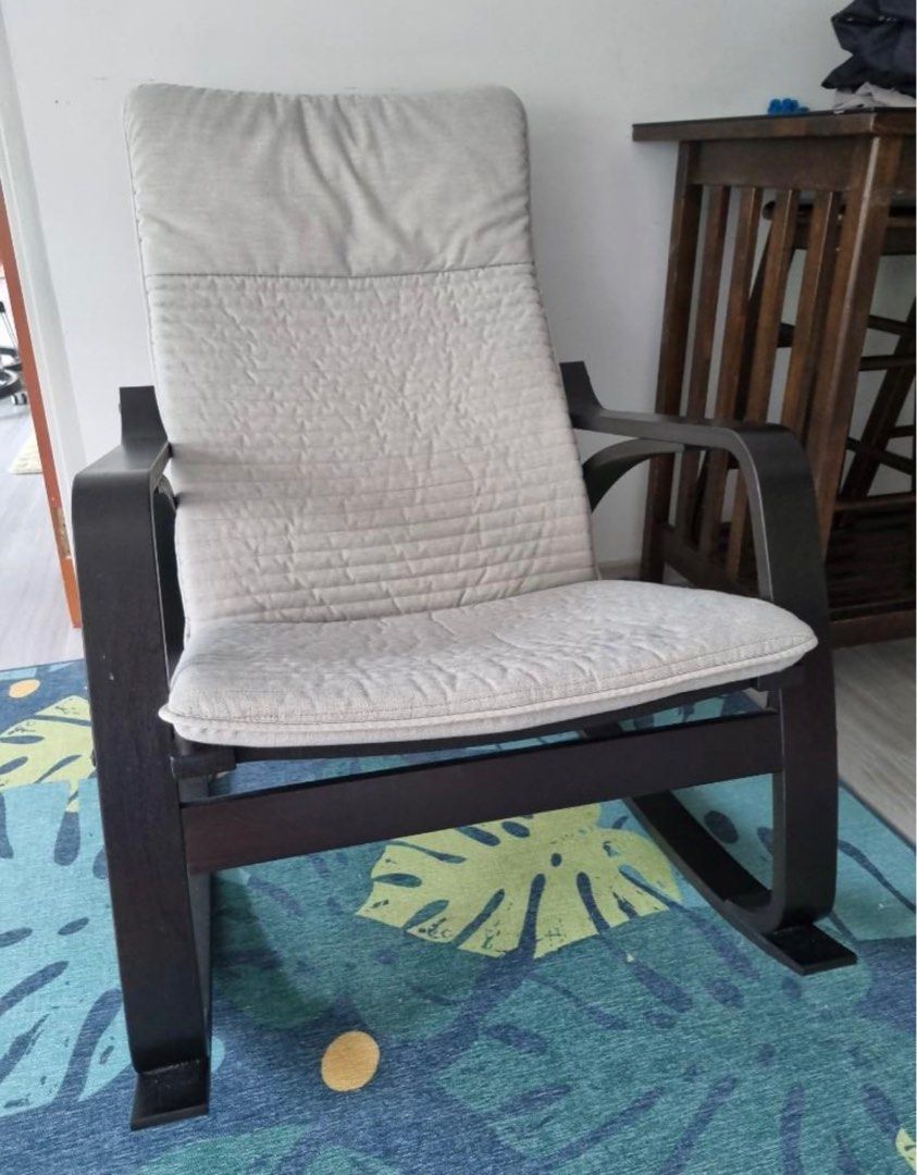IKEA poang rocking chair, Furniture & Home Living, Furniture, Chairs on