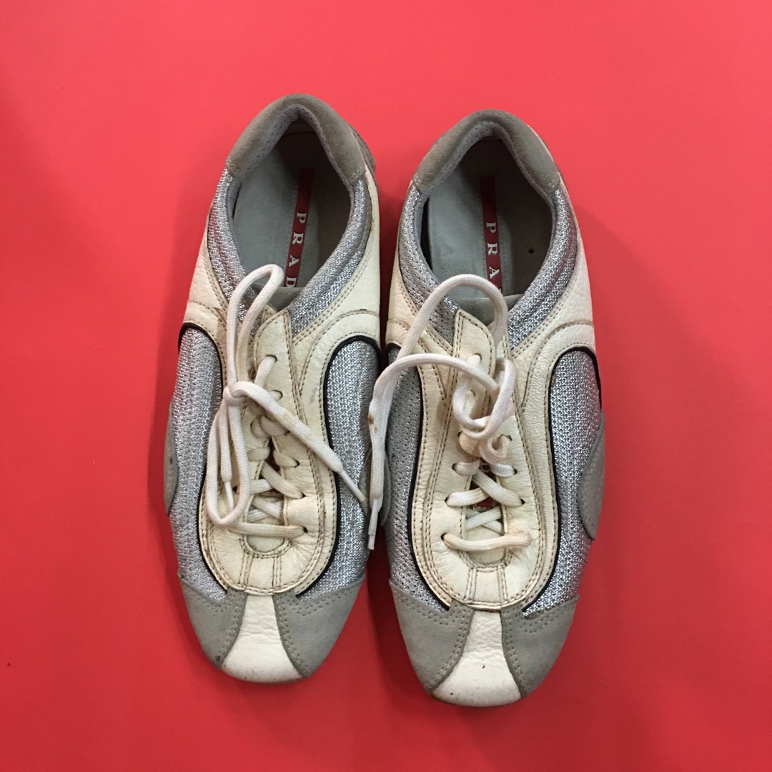 Italy Prada Sneakers, Women's Fashion, Footwear, Sneakers on Carousell