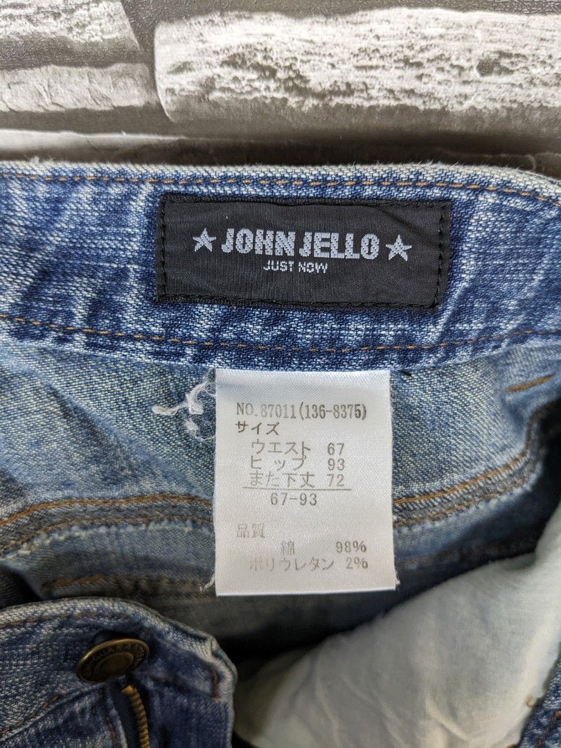 John Jello Cargo Bootcut Denim Jeans Button Outerwear Outdoor, Women's  Fashion, Bottoms, Jeans  Leggings on Carousell