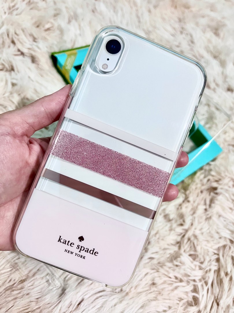 Authentic Kate Spade Hardshell Phone Case for iPhone XR, Mobile Phones &  Gadgets, Mobile & Gadget Accessories, Cases & Sleeves on Carousell
