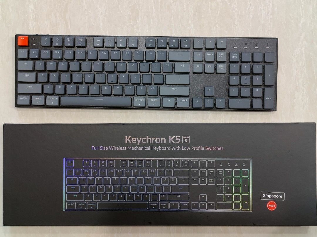 Keychron K5 Wireless Mechanical Keyboard, Computers & Tech, Parts ...