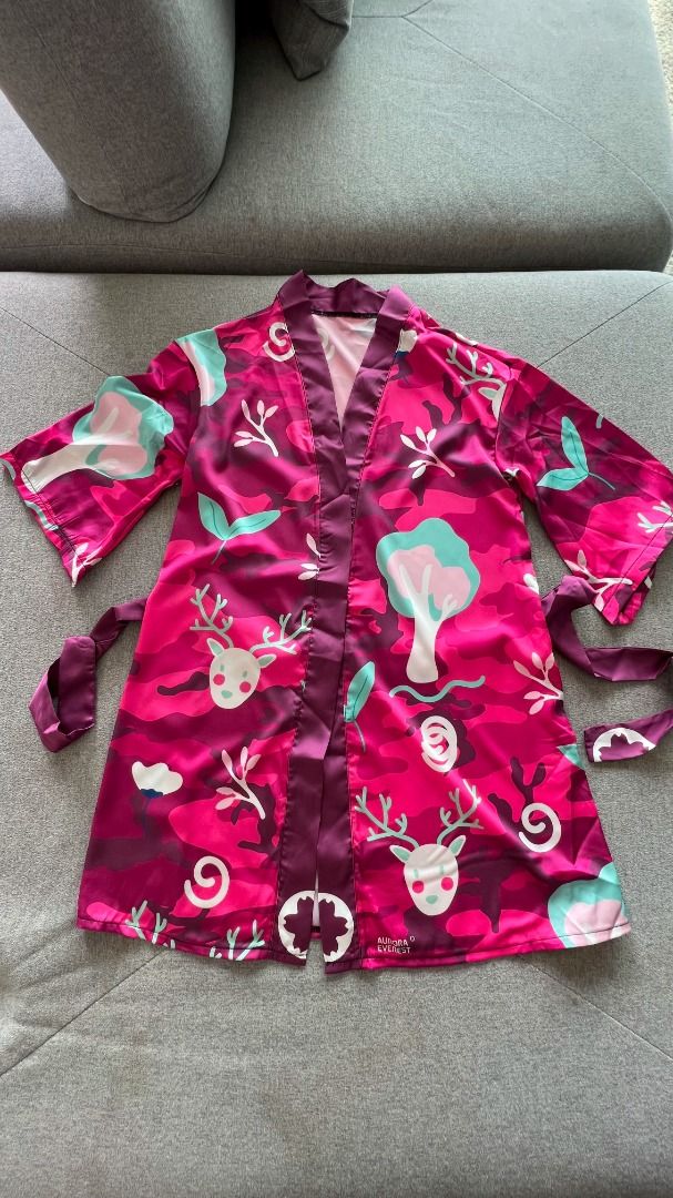 baju tidur jepun anak perempuan kids kimono Cute Matching Pajamas