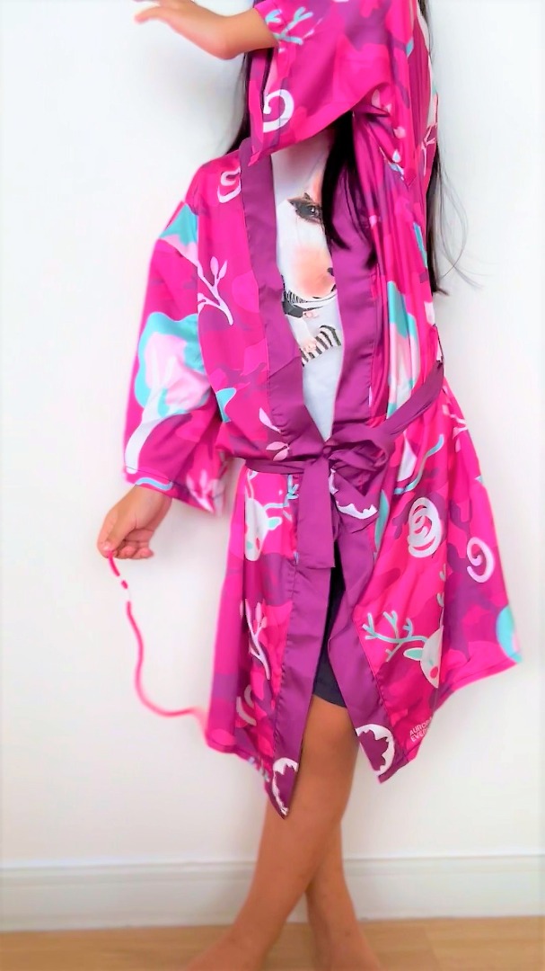 Cute sales kimono robe