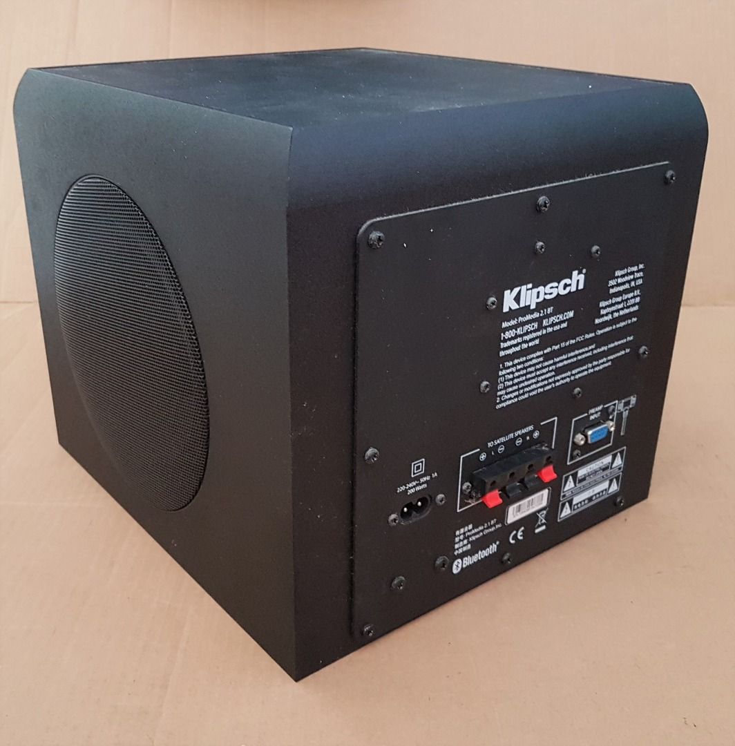 Klipsch Model ProMedia 2.1 BT, USA, Active Subwoofer 200 Watts