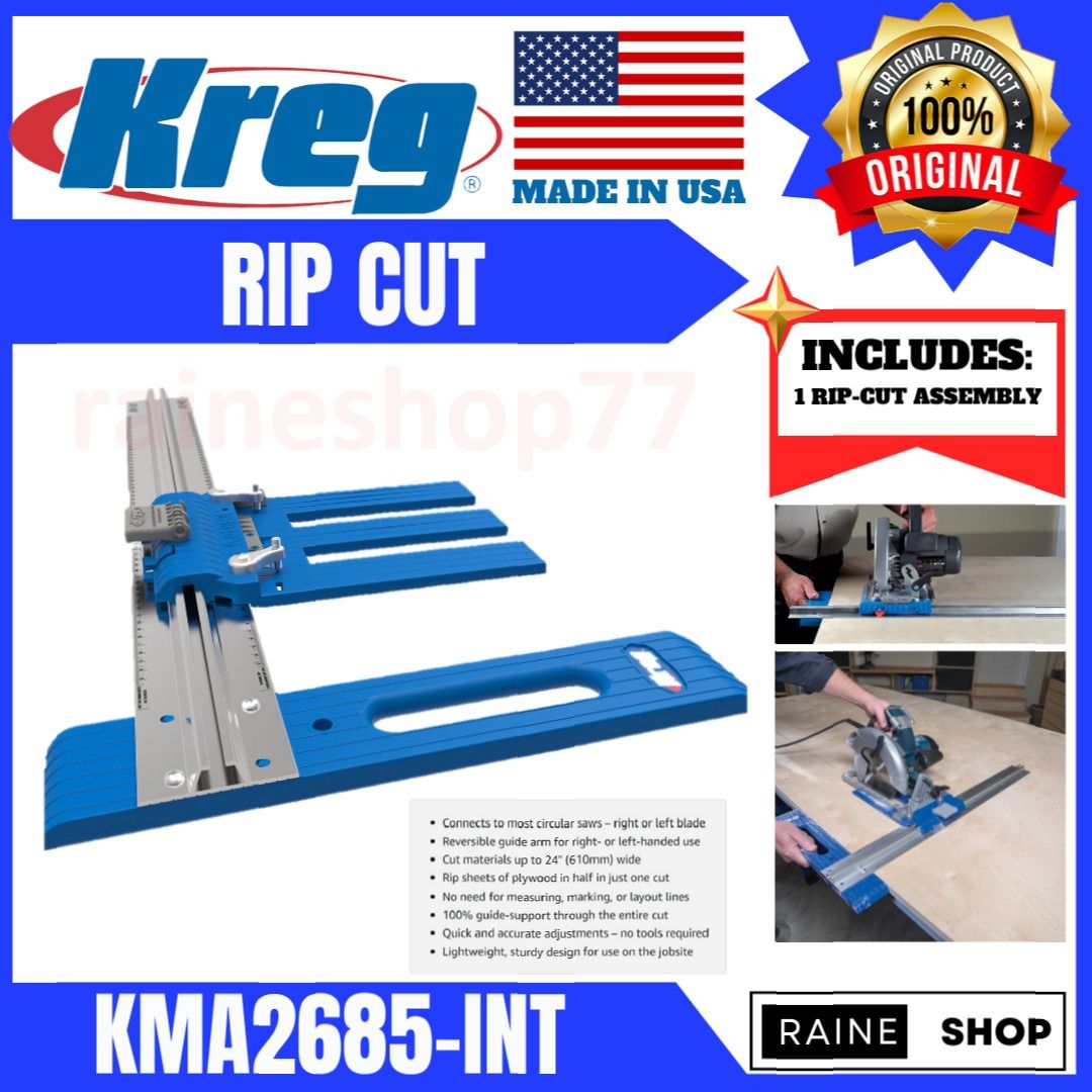 Kreg Rip Cut Circular Saw Edge Guide, Commercial & Industrial, Construction Tools & Equipment on