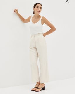 LB Millow Linen Straight Leg Pants