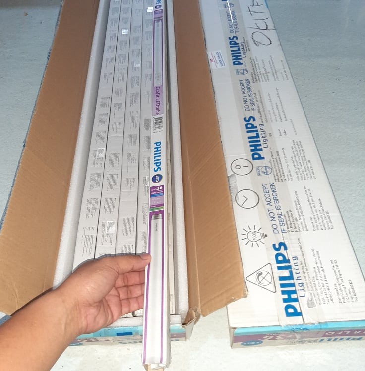 LED Tubes With Troffer/Louver Lights Housing Sets, TV & Home Appliances ...