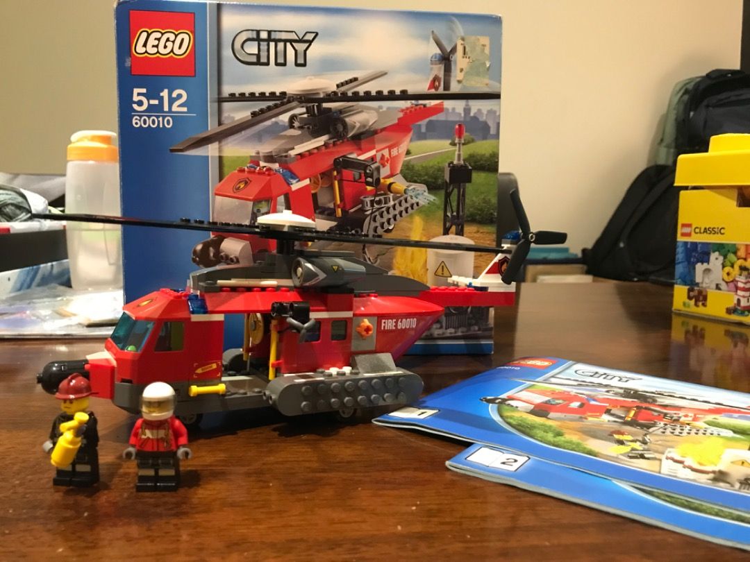 LEGO City Fire Helicopter 60010 Hobbies Toys Toys Games on