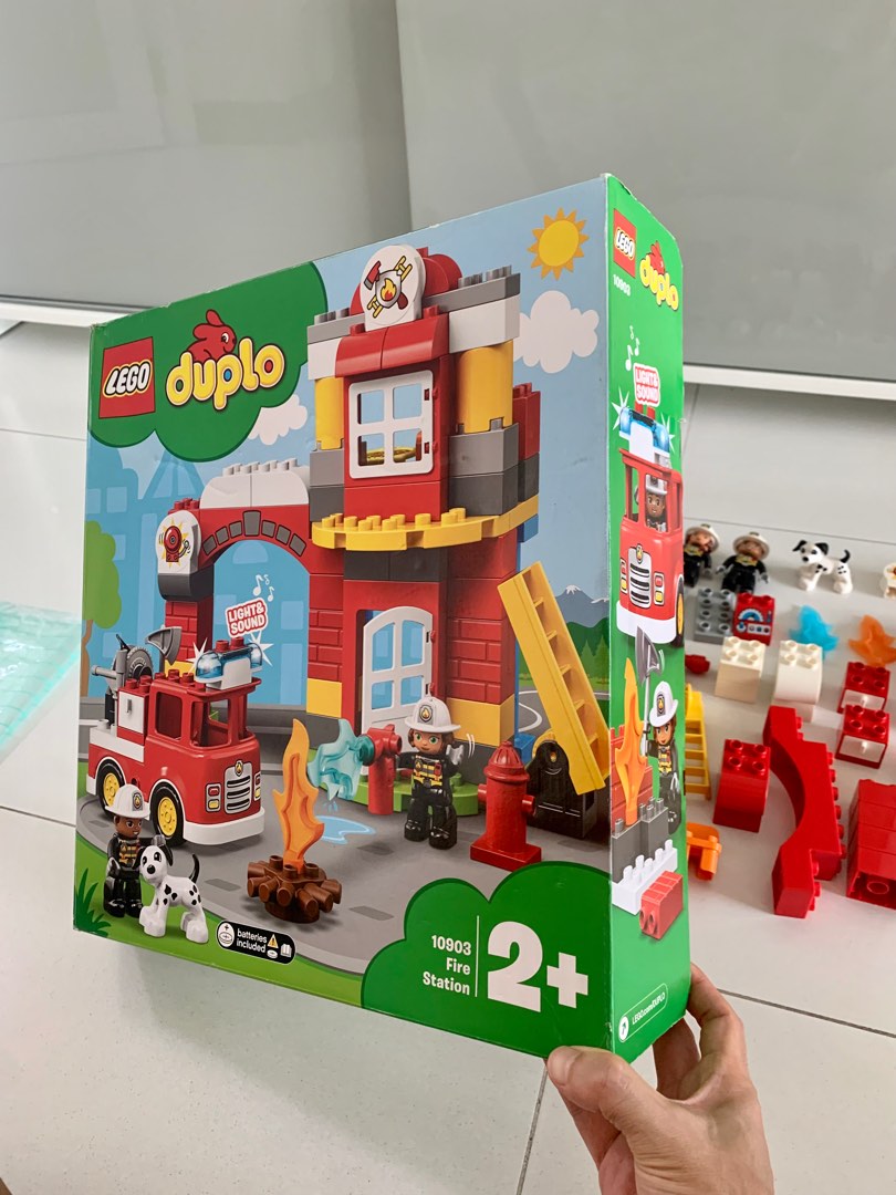 Lego DUPLO Fire Station 10903 Hobbies Toys Toys Games on