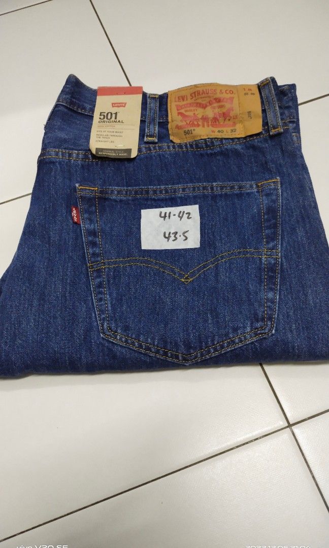 Levis 501 w40 l32 2025
