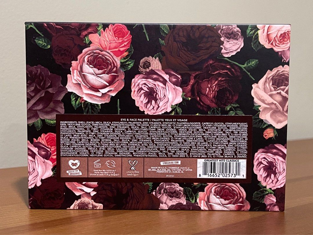 LimeCrime Greatest Hits Classic Eye Palette, Beauty & Personal Care