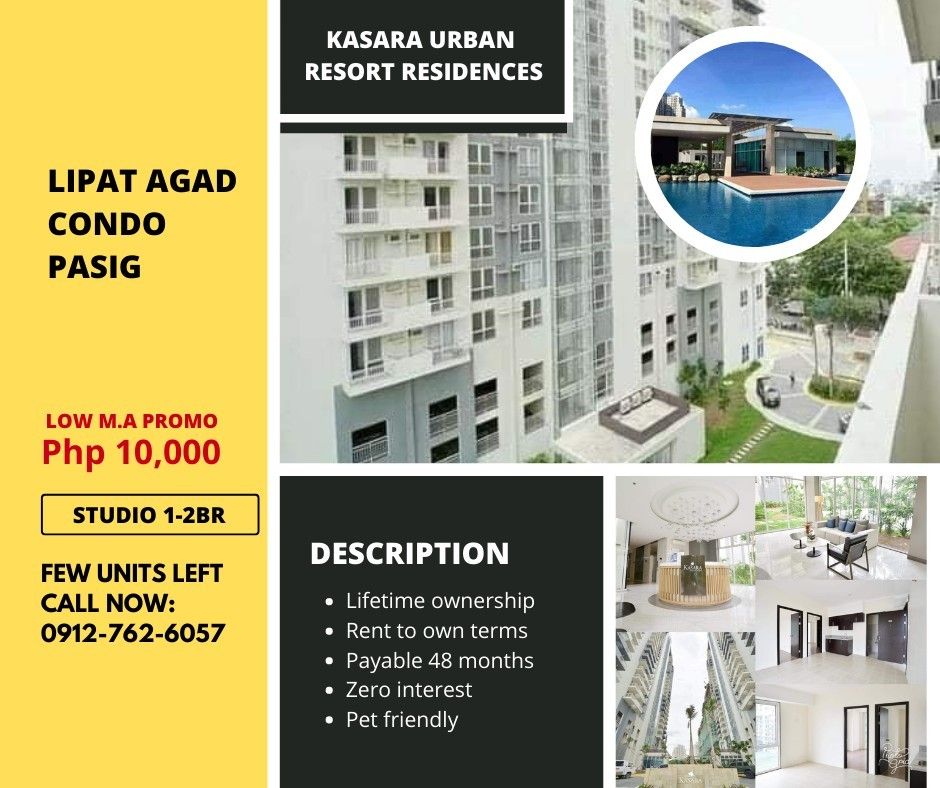 LIPAT AGAD PASIG CONDO RENT TO OWN ORTIGAS BGC AYALA MANILA EDSA