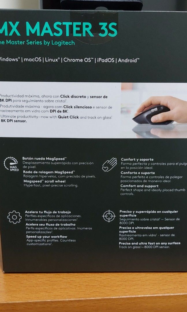 Logitech MX Master 3S, Computers & Tech, Parts & Accessories, Mouse ...