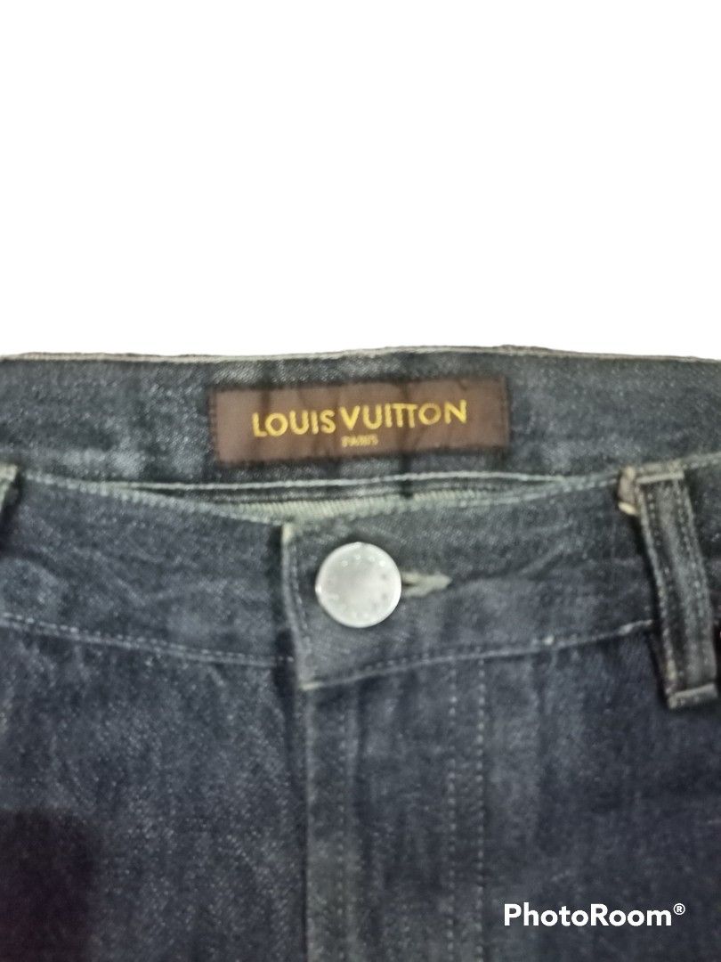 TRAVIS] DSWT SUPREME x LOUIS VUITTON LV DENIM jeans, Men's Fashion,  Bottoms, Jeans on Carousell