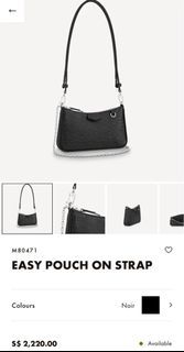 Louis Vuitton Quartz Epi Easy Pouch On Strap, myGemma, SG