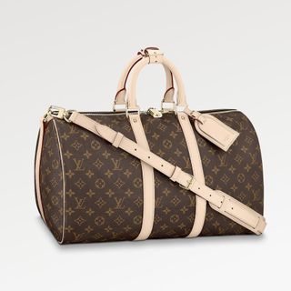 2022 NEW Copy Louis Vuitton Keepall Bandouliere 45 Cowhide Leather N80404