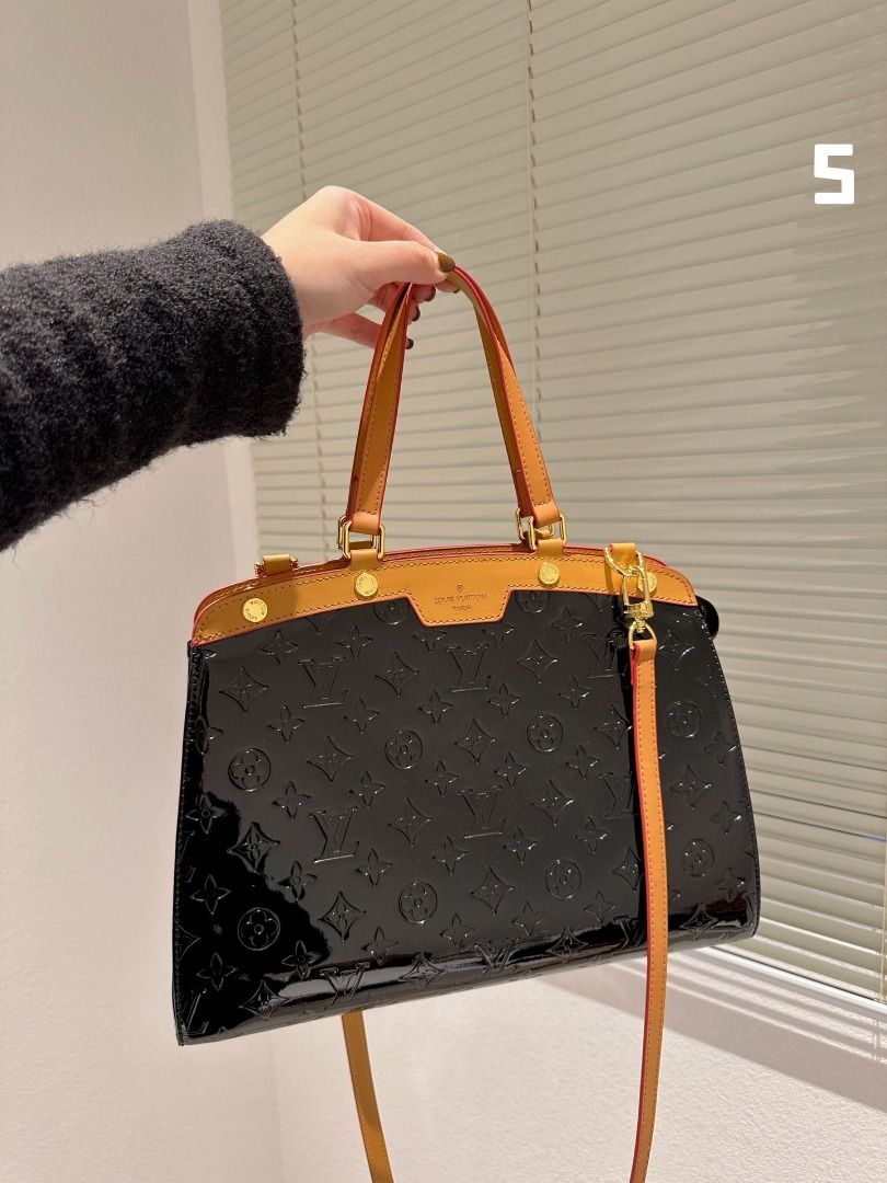 Lv patent leather bag cheap