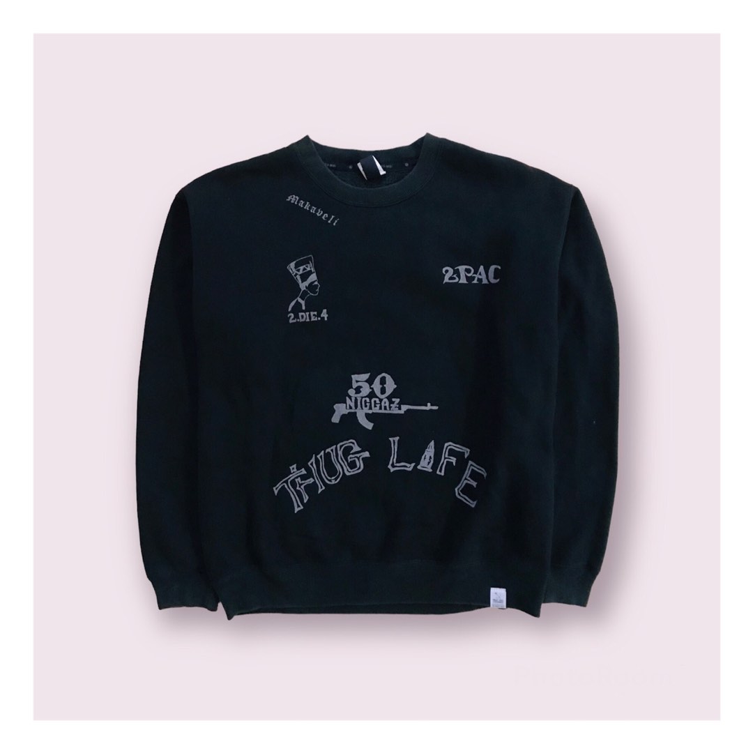 2pac 2025 tattoo sweatshirt