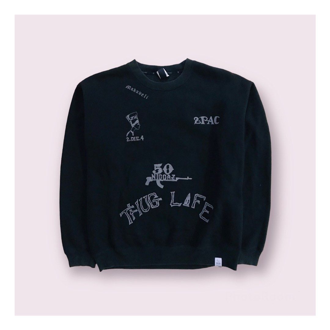 2pac tattoo shop hoodie