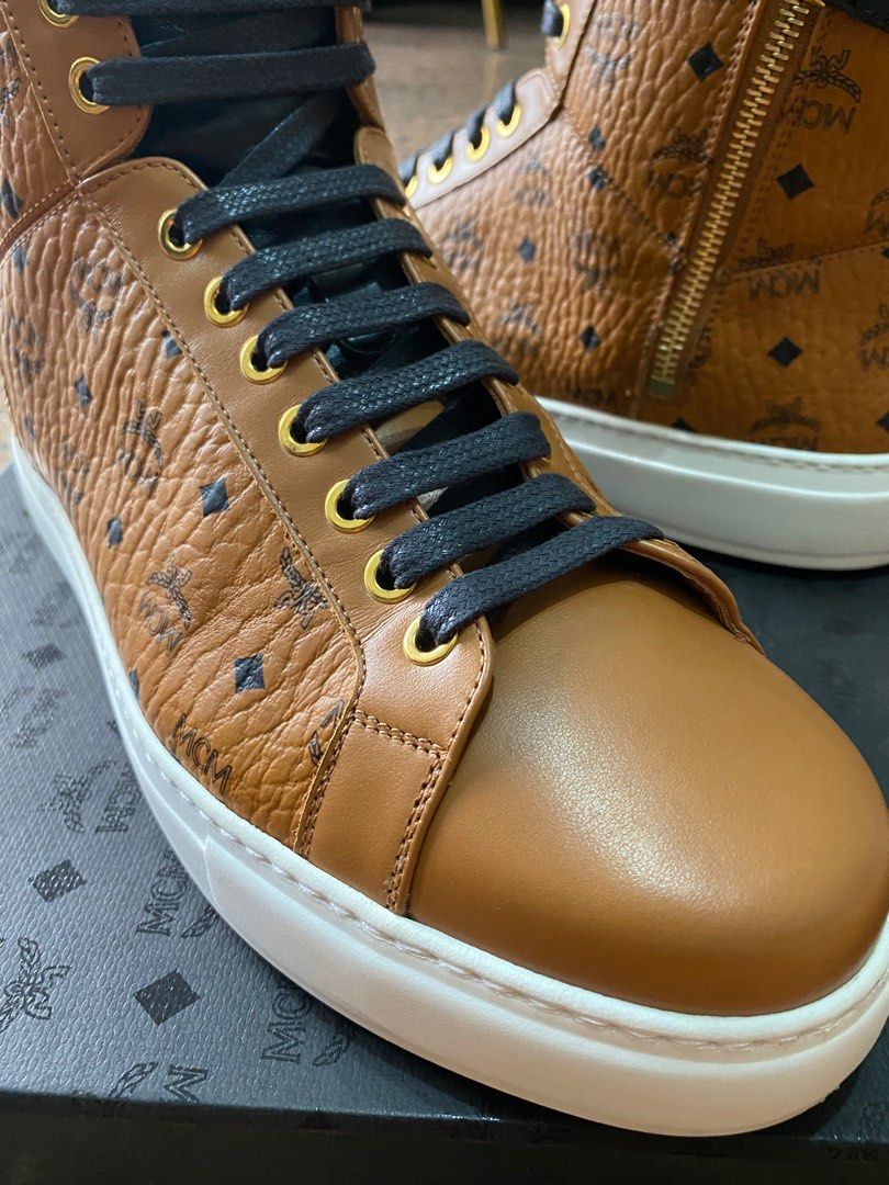 Mcm high top sneakers new arrivals