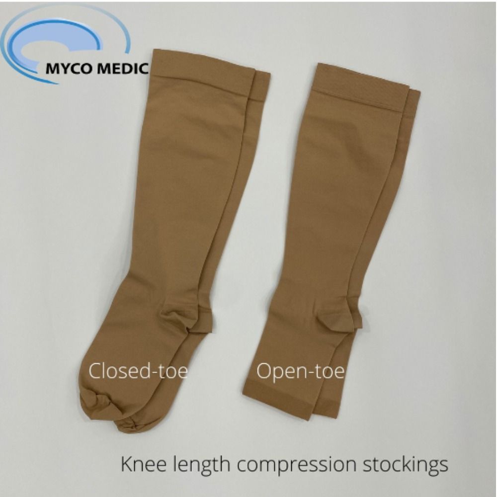 CCL2 KNEE-HIGH COMPRESSION STOCKINGS MEDIUM PRESSURE (OPEN TOE) - Southern  Crescent Malaysia