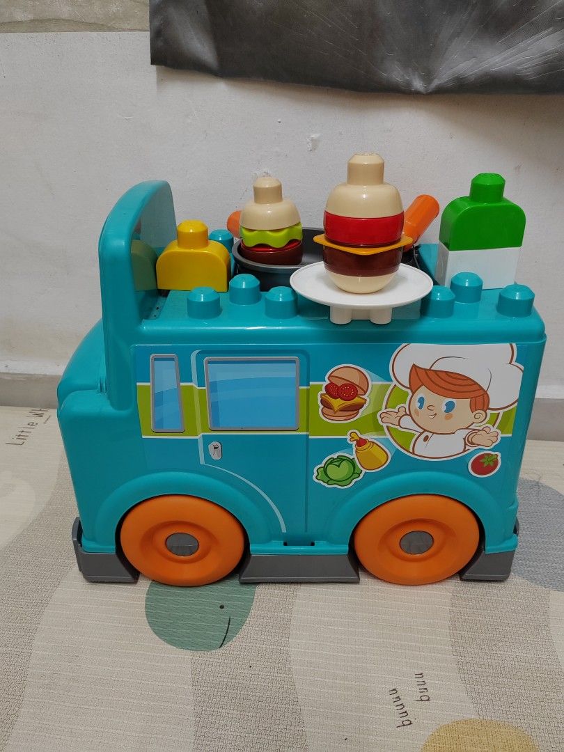 Mega bloks hot sale food truck kitchen
