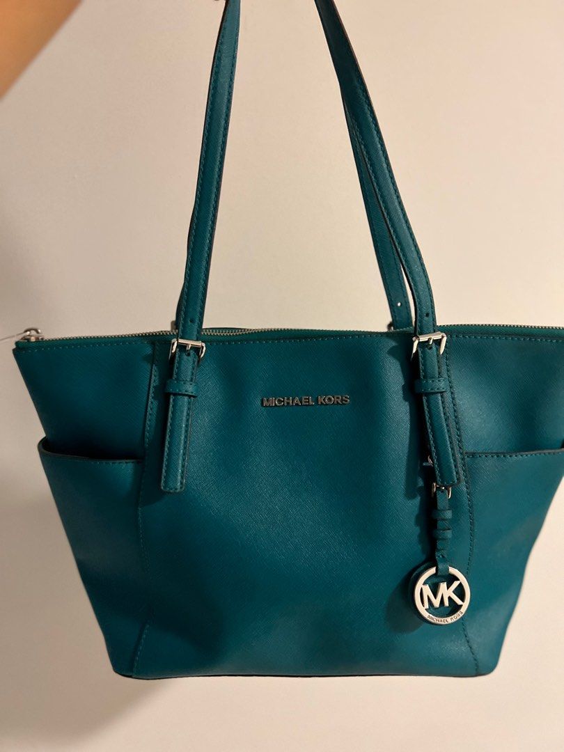 Turquoise michael kors purse online
