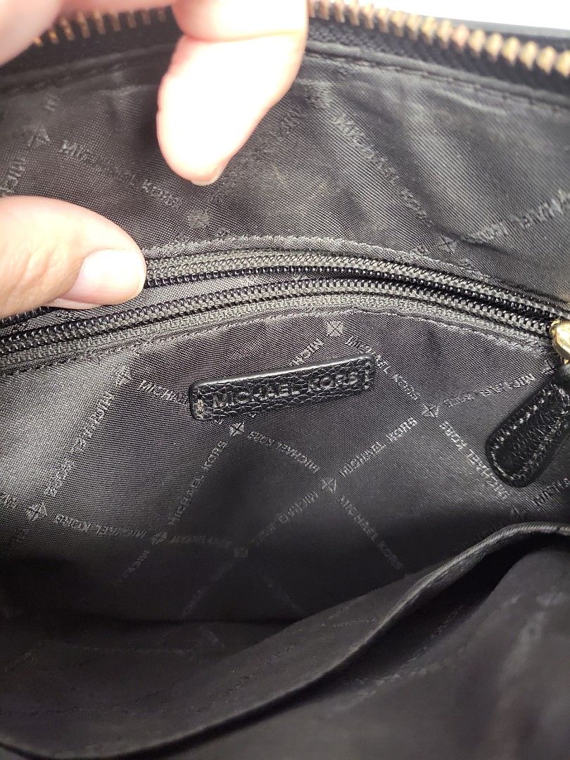 Michael Kors Nicole Triple Compartment Crossbody Bag in Metallic