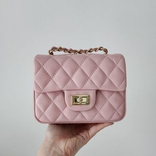 Mini flap bag in Pink