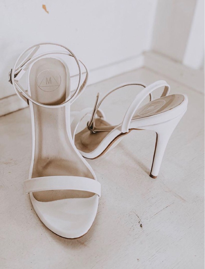missguided white heels