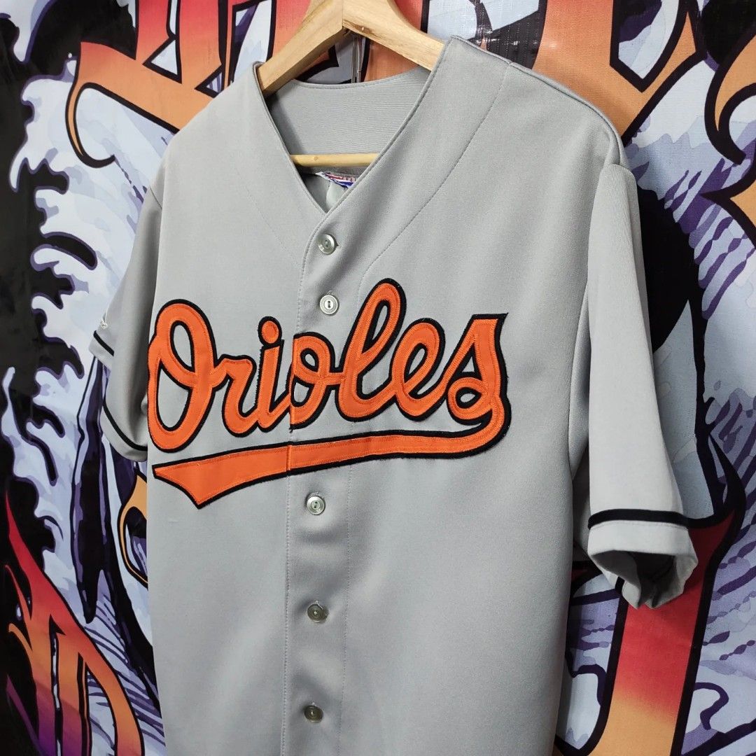 VINTAGE Baltimore Orioles Polo Shirt Mens XL Black Baseball MLB Merchandise