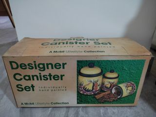 Mobil Designer Canister Set Collection