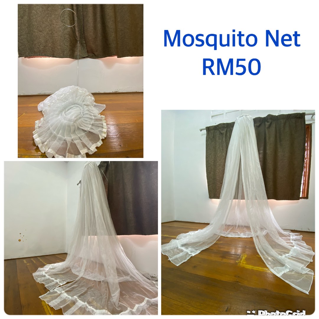 Mosquito Net with Metal Holder, Babies & Kids, Baby Nursery & Kids Furniture, Cots & Cribs on