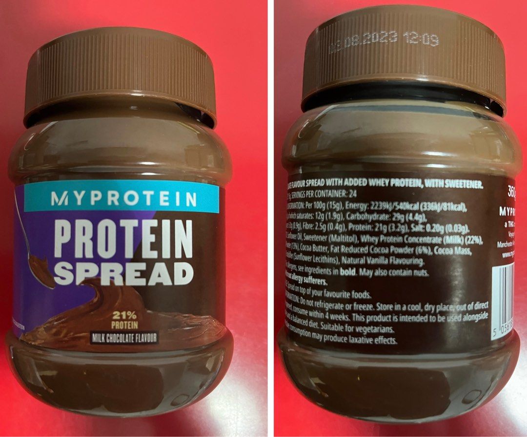 MyProtein Spread Milk Chocolate and Chocolate Hazelnut Flavour