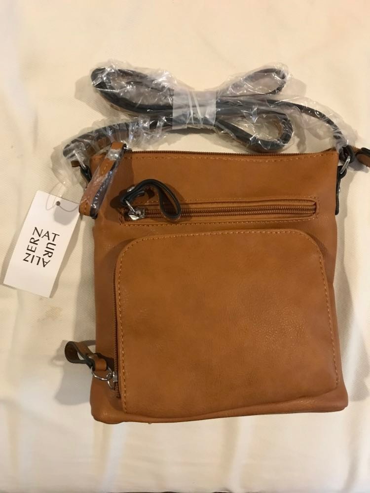 ROLANDO Amani Women's Cross-Body Leather Sling Bag - Full Grain Leather, Multiple Pockets, Navy Blue