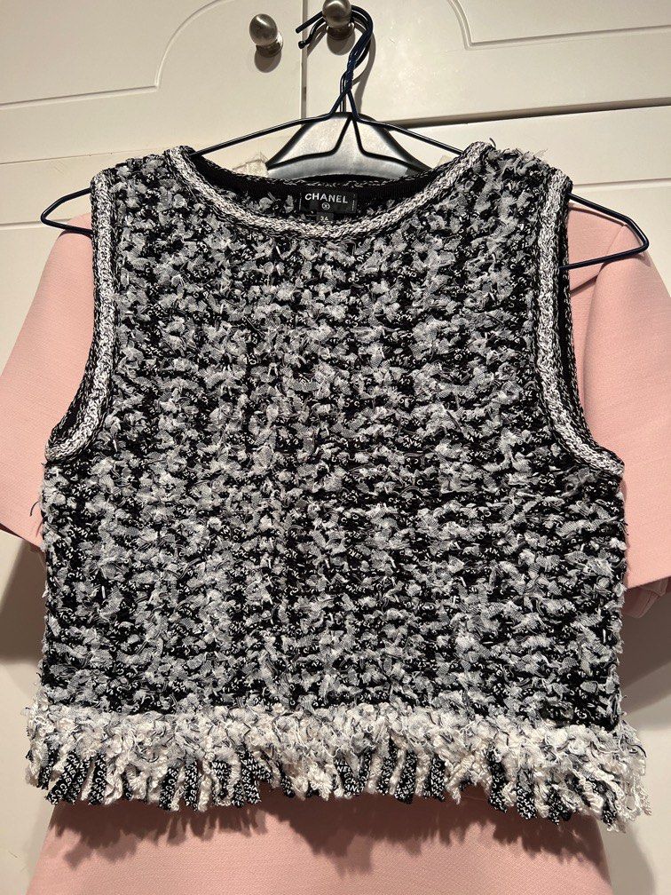Chanel knit vest clearance