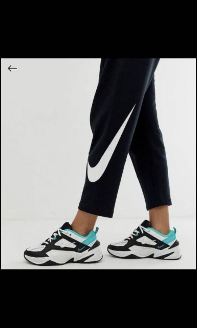 White nike tekno trainers store