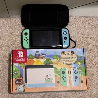Nintendo Switch V2 (Animal Crossing version)